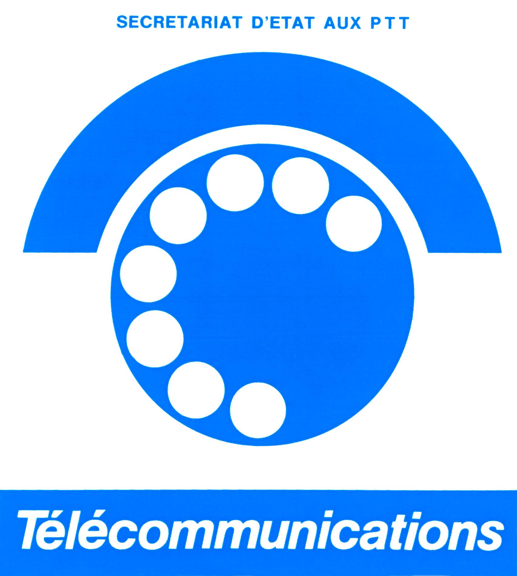1976.01AutocollantPttTelecommunications